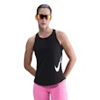 Nike Tempo Swoosh Dri-FIT Tank Top Dames Zwart