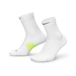 Nike Fast Midweight Micro-Crew Socks Unisex Wit