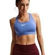 Nike Swoosh Dri-FIT Medium Support Padded Sports Bra Dames Paars