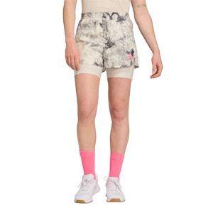 adidas Own The Run Spray Dye 2-in-1 Shorts Dames adidas Own The Run Spray Dye 2-in-1 Shorts Dames
