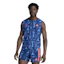 adidas Adizero Labrum Unitefit Tank Top Unisex Blauw