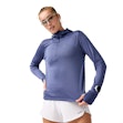 Brooks Notch Thermal Hoodie 3.0 Dames Blauw