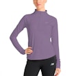 New Balance Harmony Half Zip Shirt Dames Paars