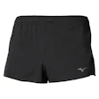 Mizuno Tech Light 1.5 Inch Split Shorts Heren Zwart