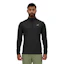 New Balance Space Dye Quarter Zip Shirt Heren Zwart