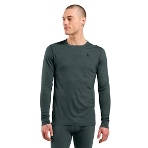 Odlo Merino 200 Baselayer Crew Neck Shirt Heren Odlo Merino 200 Baselayer Crew Neck Shirt Heren