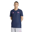 adidas Berlin Marathon 2025 T-shirt Heren Blauw