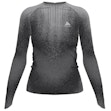 Odlo Blackcomb Eco Baselayer Turtle Neck Shirt Half Zip Dames Grijs