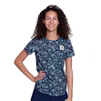 SAYSKY Flower Combat T-shirt Dames Blauw