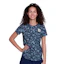 SAYSKY Flower Combat T-shirt Dames Blauw