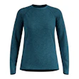 Odlo Essential Seamless Crew Neck Shirt Dames Blauw