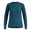 Odlo Essential Seamless Crew Neck Shirt Dames Blauw