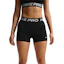 Nike Pro Dri-FIT Mid-Rise 3 Inch Short Tights Dames Zwart