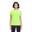 New Balance Q Speed Jacquard T-shirt Dames Fluorgeel