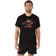 ASICS FujiTrail Logo T-shirt Heren Zwart