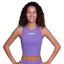 SAYSKY Zig Zag Combat Crop Top Dames Paars