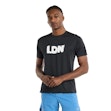 New Balance Athletics T-shirt Heren Zwart