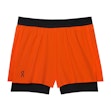 On 3 Inch Performance 2in1 Shorts Dames Oranje