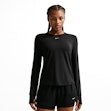 Nike One Classic Dri-FIT Shirt Dames Zwart
