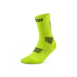 CEP Core Run 5.0 Mid Cut Compression Socks Heren Fluorgeel