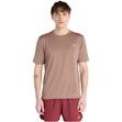 New Balance Athletics T-Shirt Heren Bruin