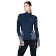 Ronhill Tech Reflect 1/2 Zip Shirt Dames Blauw