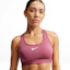 Nike Swoosh Dri-FIT Medium Support Padded Sports Bra Dames Rood
