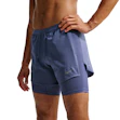 Nike Stride Dri-FIT 5 Inch Hybrid Shorts Heren Blauw