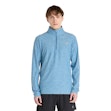 New Balance Space Dye Quarter Zip Shirt Heren Blauw