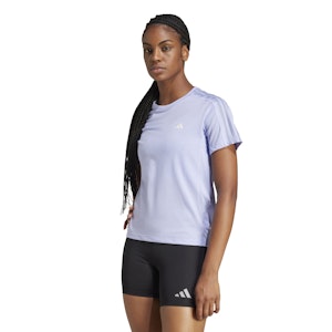 adidas Own The Run 3 Stripes T-shirt Dames adidas Own The Run 3 Stripes T-shirt Dames