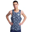 SAYSKY Flower Combat Singlet Heren Blauw