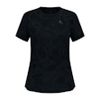 Odlo Zeroweight Engineered Crew Neck T-shirt Dames Zwart