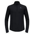 Odlo Zeroweight Warm Midlayer Half Zip Heren Zwart