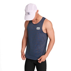 SAYSKY Houndstooth Combat Singlet Heren SAYSKY Houndstooth Combat Singlet Heren