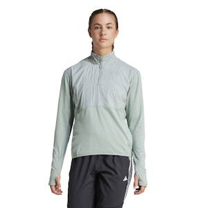 adidas Ultimate Hi-Vis Reflective Half Zip Shirt Dames adidas Ultimate Hi-Vis Reflective Half Zip Shirt Dames