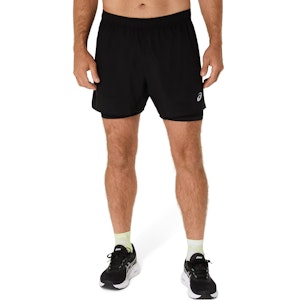 ASICS Core 5 Inch 2-in-1 Shorts Heren ASICS Core 5 Inch 2-in-1 Shorts Heren