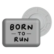BibBits Race Number Magnets - Born To Run Grijs