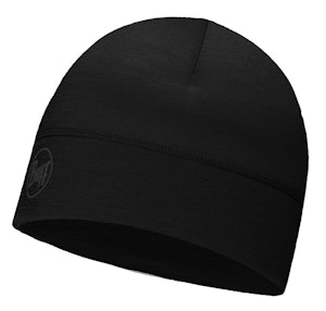 Buff Lightweight Merino Wool Hat Solid Black Buff Lightweight Merino Wool Hat Solid Black