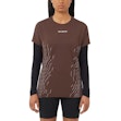 Salomon Sense Aero Graphic T-shirt Dames Bruin