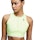 On Race Crop Top Dames Fluorgeel