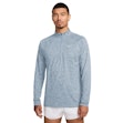 Nike Stride Dri-FIT Half Zip Mid Layer Heren Blauw