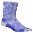 ASICS FujiTrail Graphic Crew Socks Unisex Blauw