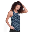 SAYSKY Flower Combat Singlet Dames Blauw