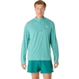 ASICS Road Lite-Show Half Zip Shirt Heren Blauw
