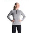 Fusion C3 Zip Neck Shirt Dames Grijs