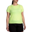 Brooks Sprint Free T-shirt 2.0 Dames Limegroen