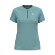 Odlo Axalp Trail 1/2 Zip T-shirt Dames Blauw