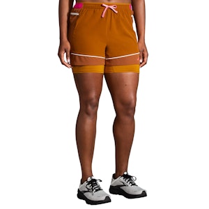 Brooks High Point 3 Inch 2-in-1 Short Dames Brooks High Point 3 Inch 2-in-1 Short Dames