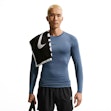 Nike Pro Dri-FIT Tight Fit Shirt Heren Blauw