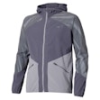 Mizuno Active Alpha Hooded Jacket Heren Grijs